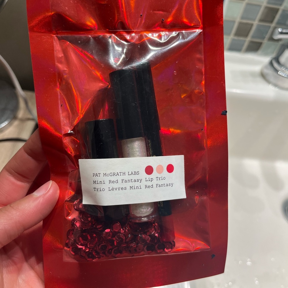 Pat McGrath Mini Red Fantasy Lip Trio